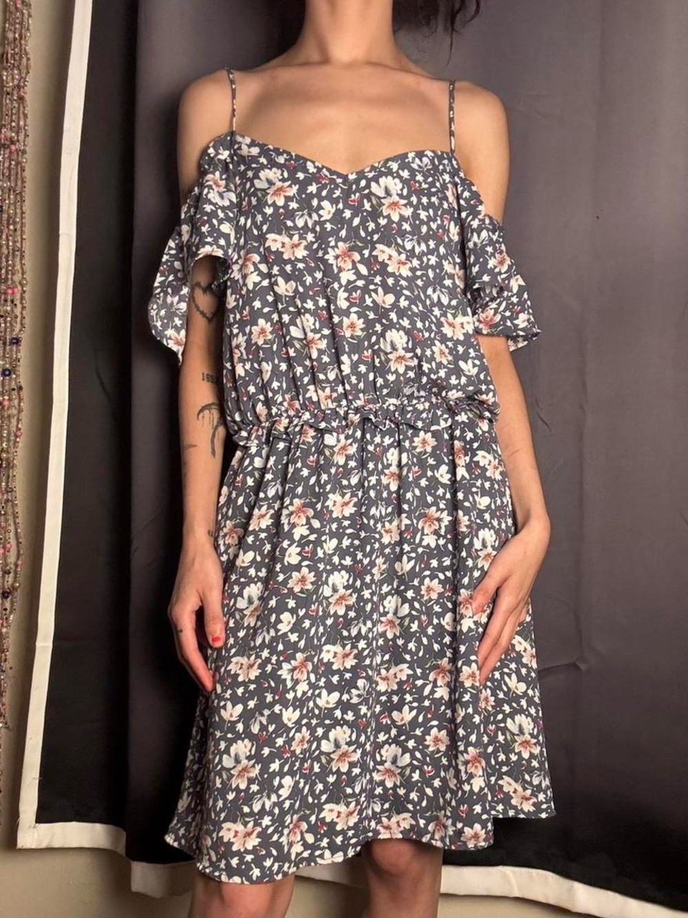 Blue Floral Jessica Simpson Dress